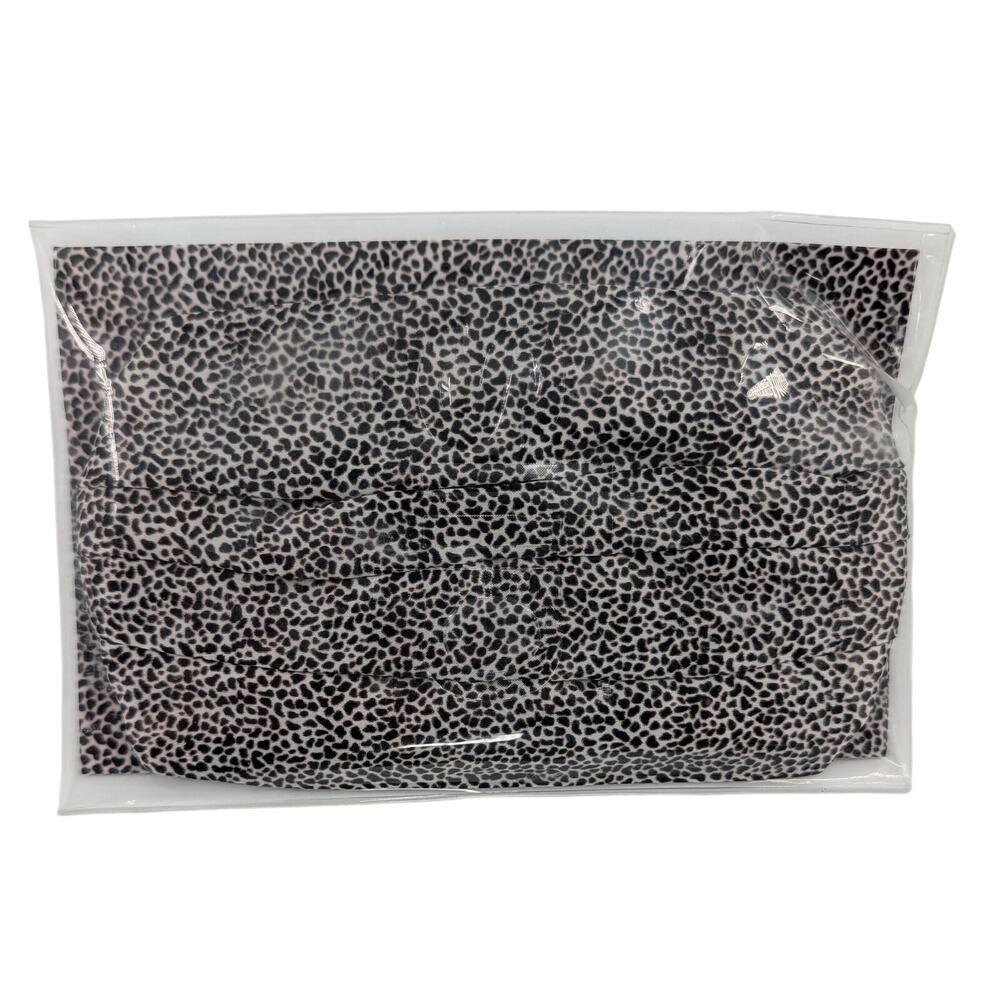 Slip Mulberry Silk Face Covering Leopard Reusable Double Sided - Picture 2 of 5
